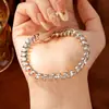 Diadema Espiral D-Color Pulsera de Moissanita para Mujer, Estilo Suave de Nicho, Lujo Ligero, Popular en Xiaohongshu, Pulsera de Regalo