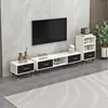 Mesa de Centro Combinación Gabinete de TV Extensible De Pie Madera Maciza Hogar Apartamento Pequeño Sala de Estar Moderna Simple Patas de Madera Maciza Gabinete de TV