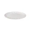 A5 Melamina Branco Renda Criativa Prato Redondo Prato para Massa Ocidental Prato de Salada Prato de Servir Apresentação de Bife de Hotel Restaurante