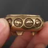 Latón doce Zodiac bolsillo pequeño quemador de incienso Seiko estilo chino con tapa Quemador de incienso estilo chino hogar aromaterapia adornos creativos