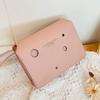 Bolso Cuadrado Pequeño Personalizado de Moda para Damas Bolsos de Moda Solapa Sencilla Cruzado Bolso de Mujer Mini Bolso para Teléfono Móvil
