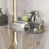 Estante de almacenamiento para secador de pelo, estante de almacenamiento para baño, soporte de pared para secador de pelo, estante de almacenamiento para secador de pelo de baño