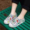Verano LUCJI Zapatos de Agujeros para Niños Transpirables Antideslizantes Casuales de Playa Estampados Sandalias Huecas para Exterior para Hombres y Mujeres
