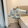 Ropa de Casa Otoño e Invierno para Niños y Niñas, Conjunto de Dos Piezas, Pijama Grueso de Coralina Infantil Moderno con Dibujos Animados