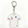 Mercadorias da Copa do Mundo de futebol dos EUA, Canadá e México: Chaveiros e pingentes de acrílico com Messi e Ronaldo para lembranças de fãs