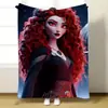 Mantas Infantiles de Dibujos Animados Serie Princesas Disney, Engrosadas, Suaves y Cómodas de Franela, Venta al por Mayor Personalizada Transfronteriza