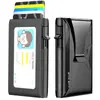 Acesso Multi-Slot para Cartões Amazon Porta-Cartão de Identidade Carteira de Cartões Pop-up Multifuncional Portátil Carteira Anti-roubo RFID