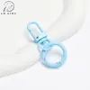 Gancho de Resorte Colorido Hebilla Llavero Colgante Pequeño Aro de Resorte Colorido Hebilla de Anillo Accesorios para Joyería DIY
