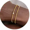 Otoño 2024 Nuevo Amazon Transfronterizo Irregular Perlas de Imitación Cuentas Doradas Pulsera de Múltiples Capas con Cuentas Regalo de Nicho para Mujeres