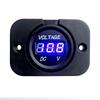 Carro Novo Universal Carro a Bateria e Navio Modificado Instrumento de Voltagem Display Digital Led Voltímetro Veicular de Três Posições Placa Fixa