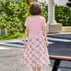 Vestido Floral de Verano Estilo Nuevo para Mamás, Conjunto Falso de Dos Piezas, Vestido Elegante y Adelgazante para Mujeres de Mediana Edad y Mayores, Ropa de Verano a la Moda