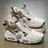 Nuevos Zapatos de Hombre para Primavera 2026 Transpirables de Caña Alta Tendencia Versátiles Suela Gruesa Casual Tipo Papá para Hombres