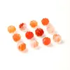 Ágata Roja del Sur Flor de Hielo Cuentas Sueltas Cristal Natural Cuentas Calabaza Pulsera de Cuentas Accesorios para Joyería DIY Más Vendido en Transmisión en Vivo