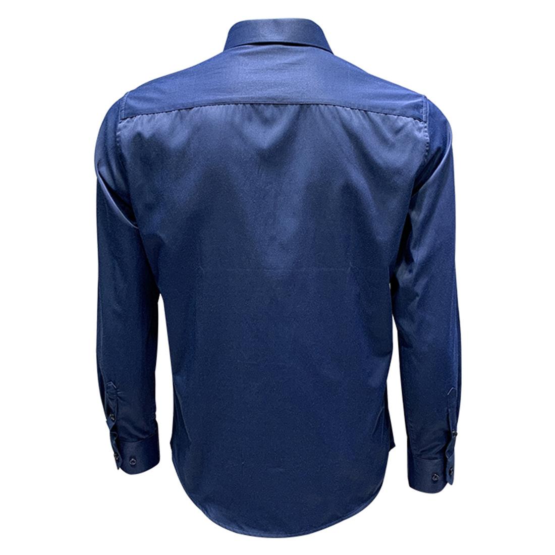 NS101纯色长袖衬衫 藏青色 (3).jpg