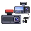 Explosiones transfronterizas grabadora de conducción de 2 pulgadas WIFI doble grabación triple grabación 1080P coche frontal del coche grabadora de visión nocturna infrarroja