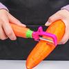 Faca Descascador de Cenoura Criativa Descascador Raspador Multifuncional para Frutas Planeador Descascador de Melão e Frutas Planeador de Melão