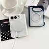 Adecuado para iPhone 18 Duo: Funda de teléfono plegable, tacto piel, mate, magnética; Apple 18D: Funda protectora simple y resistente a caídas
