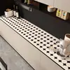 Tapete de mesa para rack de TV, tapete de mesa para aparador de jantar, toalha de mesa para mesa de centro de sala de estar, tapete de entrada impermeável e resistente a manchas, tapete protetor para tampo de sapateira