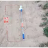 Motor de Propulsión Eléctrica para Barco de Pesca Motor Fuera de Borda Barco Inflable Hélice de Mano Accesorios de Remo