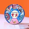 Imán de nevera de plato giratorio de ciudad, pegatina magnética, recuerdo cultural y creativo, regalo de atracción turística de moda, regalo giratorio personalizado de atracción turística