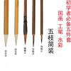 Entrada para principiantes Pintura china paisaje Traje de pinceles para escritura Pintura con tinta Pluma Pluma de gancho Pintura de dibujo blanco Pintura Pintura Lobo Hao nubes blancas grandes