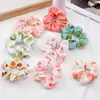 Scrunchie Dulce de Fresa Chica Ins Sencillo Tela de Gasa Lazo para el Cabello Diadema Accesorio de Cabello de Hada