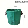 Bolsas de Gran Capacidad para Recoger Hojas y Césped Caídos, Productos Transfronterizos Más Vendidos, Bolsas de Jardinería, Bolsas de Basura, Bolsas Verdes para Ramas y Hojas, Uso Agrícola