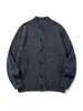 Cárdigan de punto para hombre estilo coreano de estilo "old money" transfronterizo, otoño e invierno 2026, holgado, casual, cuello redondo, manga larga, artículo de alta venta