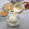 Colador Grande de Acero Inoxidable 304 con Malla Filtrante, Mango de Madera, Espumadera de Doble Oreja, Utensilio de Cocina Doméstico, Espumadera para Fideos