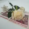 Rosa Perla Comercio Transfronterizo Flor Artificial Rosa de un Solo Tallo Decoración del Hogar Flor Falsa Flor de Seda Ramo de Mano