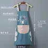 Avental de Cozinha Impermeável e à Prova de Óleo Bonito Popular Feminino Roupas de Trabalho de Verão Avental Masculino Avental para Limpar as Mãos Logotipo Personalizado