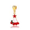 Enfeites de Natal Árvore de Natal Pingentes Artesanais DIY Papai Noel Pulseira Colar Pingente Acessórios Materiais
