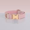 Collar para mascotas Ding 1 con lazo marinero de terciopelo rosa, pajarita para perro, joyería para mascotas al por mayor