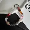 Novo Cordão de Celular com Contas Coloridas Faux Âmbar Estilo Retrô Chaveiro Criativo Pingente de Bolsa Venda por Atacado