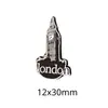 Insignia Metálica Broche Edificio Emblemático Caliente de Oriente Medio Ciudad Pegatina para Teléfono Móvil Souvenir Promoción de Viajes Personalización