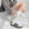 Nuevos Calcetines Populares de Pantorrilla 2025, Finos de Tubo Largo para Primavera y Verano, Estilo Preppy para Mujer, Calcetines Blancos de Media Pantorrilla