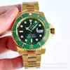 Serie Submarina Lao Zero Sala de Reparación Oro Negro Verde Reloj Fantasma del Agua Importado 8215 Automático Mecánico Reloj para Hombre