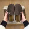 Zapatos Birkenstock Estilo Bosque Celebridad de Internet para Mujer 2026 Nuevos Zapatos de Otoño para Mujer Retro Suela Plana Suela Suave Punta Redonda Zapatos Individuales de Lana
