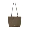 Bolso Tote Grande Versátil de Otoño para Mujer 2026 Nuevo Bolso Exquisito Retro para el Trabajo de Mano Moda Gamuza Hombro Único