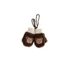 Guantes de bebé coreanos para invierno, unisex, con correa para el cuello, lindo oso de peluche, guantes engrosados y cálidos para otoño e invierno
