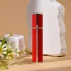 Frasco recarregável tipo spray, frasco de spray de viagem de couro portátil, frasco de recarga de perfume preto de 5ml, frasco de recarga de viagem