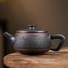 Tetera de Arcilla Púrpura con Asa Giratoria, Olla Individual de Gran Capacidad, Olla Hanwa Fengming, Juego de Té Kung Fu Completamente Hecho a Mano para Uso Doméstico, Regalo B1