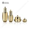 Conjunto de cosméticos de luxo frasco estilo palácio frasco de acrílico tampa de coroa de alto nível frasco de creme frasco pump para loção