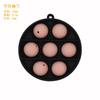 Cuentas de Silicona Pulsera de Transferencia de Agua Colorida Cuentas Redondas Perforadas Cuentas Sueltas Mordedor de Grado Alimenticio 15mm Accesorios para Bricolaje Cuentas para Orejas