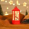 Decorações de Natal luminosa portátil pequena lâmpada a óleo LED Velho enfeites de Natal Festa de Natal pequenos presentes infantis