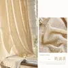 Cortina de gasa estilo Chanel francés cortina transparente lujo ligero retro alta calidad dormitorio sala de estar pantalla blanca mosquitero