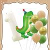 Ins vintage caramelo de crema película de aluminio digital traje de cumpleaños animal de dibujos animados combinación tarjeta trasera globo individual al por mayor