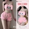 Ventilador Nocturno Estilo Japonés Chica Suave Felpa Linda Pijama Sexy Dulce Lencería Sexy Traje Caliente Pasión 2456