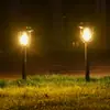 Nova Lâmpada Solar com Sensor de Corpo Humano para Exterior, Iluminação de Poste de Rua para Pátio, Lâmpada de Tungstênio Economizadora de Energia para Jardim Exterior
