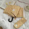Paraguas Plegable de Alto Valor para Mujer con Mango Curvo de Puntos Pequeños Estilo Coreano Transfronterizo, Protección UV Solar para Clima Soleado y Lluvioso, Personalizable